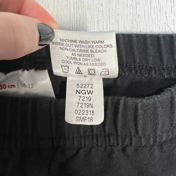 Hanna Anderson Kids Unisex Leggings Pants Black 12 150 cm - Picture 4 of 5